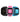 Kids smartwatch XGO3 with GPS in the colors pink zebra, blue elefant and black panther.